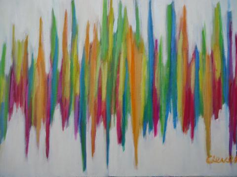 This oil painting is a vision I had.