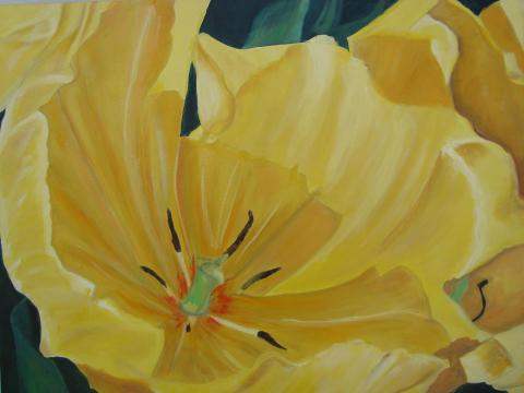 Oil painting on canvas 24" x 30"